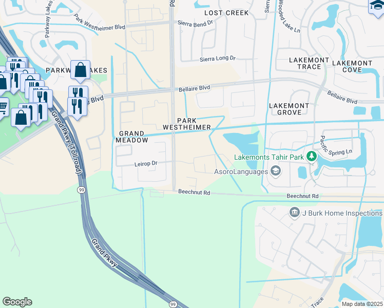 map of restaurants, bars, coffee shops, grocery stores, and more near 21750 Reserve Ranch Trail in Richmond
