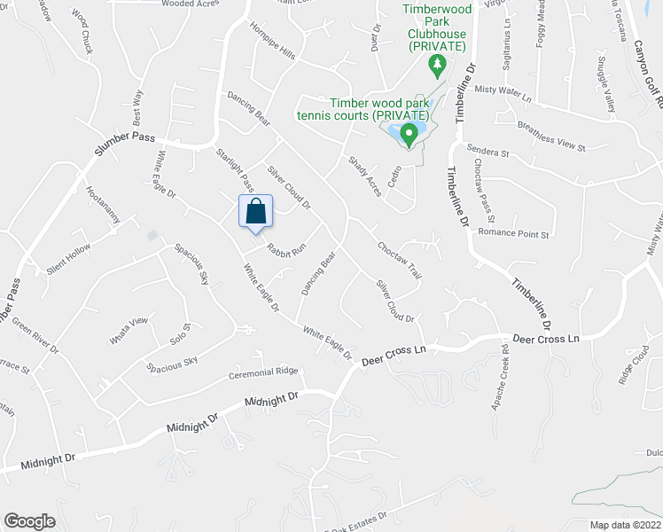 map of restaurants, bars, coffee shops, grocery stores, and more near 26214 Dancing Bear in San Antonio