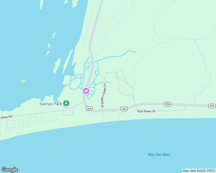 map of restaurants, bars, coffee shops, grocery stores, and more near 210 N Waters Edge Dr in Port St Joe