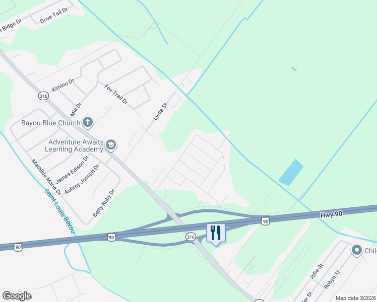 map of restaurants, bars, coffee shops, grocery stores, and more near 266 Highland Oaks Avenue in Gray