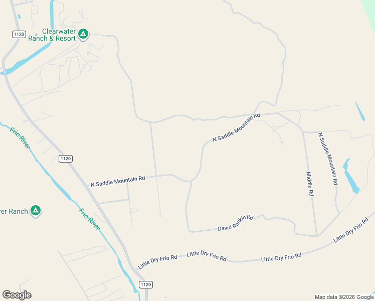 map of restaurants, bars, coffee shops, grocery stores, and more near 685 David Rankin Road in Leakey