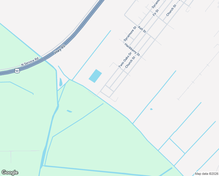map of restaurants, bars, coffee shops, grocery stores, and more near 667 Church Street in Raceland