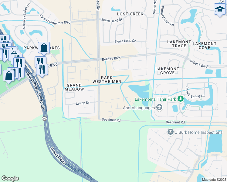map of restaurants, bars, coffee shops, grocery stores, and more near 21750 Reserve Ranch Trail in Richmond
