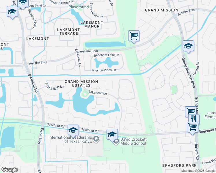 map of restaurants, bars, coffee shops, grocery stores, and more near 7818 Trinity Rose Court in Richmond