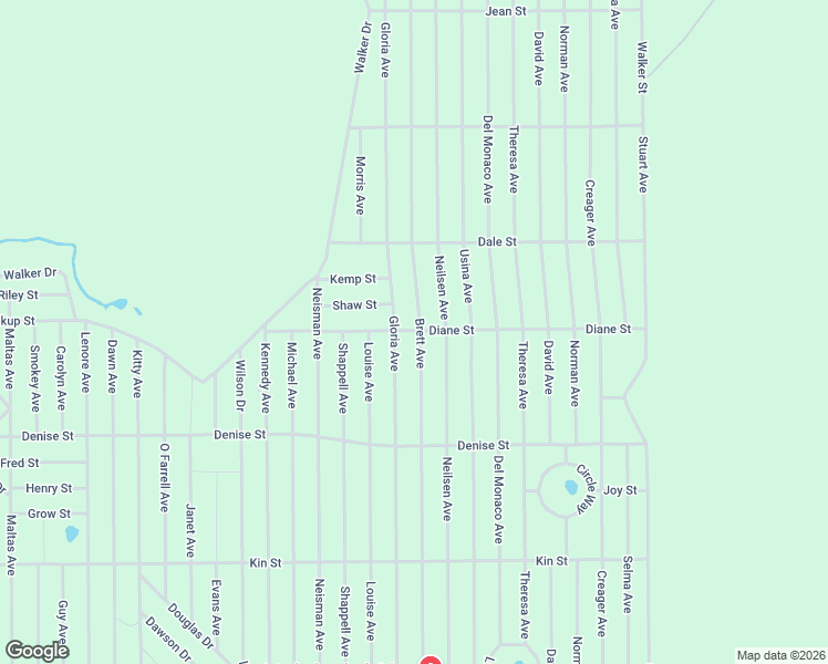 map of restaurants, bars, coffee shops, grocery stores, and more near 1001 Diane Street in Interlachen