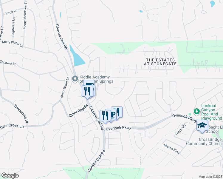 map of restaurants, bars, coffee shops, grocery stores, and more near 1206 Wilder Pond in San Antonio