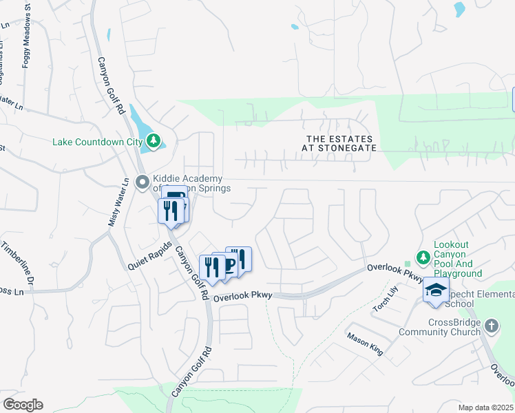 map of restaurants, bars, coffee shops, grocery stores, and more near 1242 Wilder Pond in San Antonio