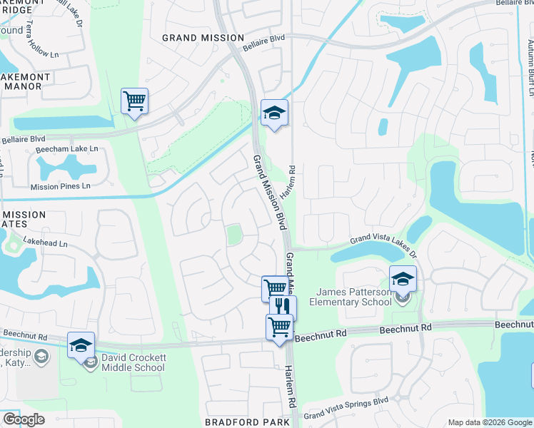 map of restaurants, bars, coffee shops, grocery stores, and more near 8023 Thorncroft Manor Lane in Richmond