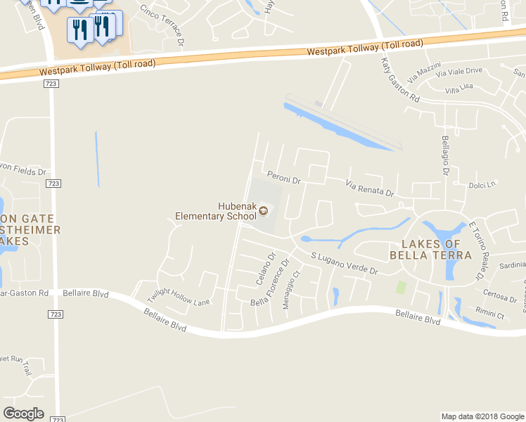 map of restaurants, bars, coffee shops, grocery stores, and more near 11344 Rancho Bella Pkwy in Richmond