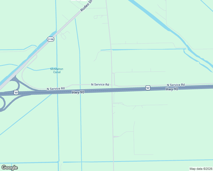 map of restaurants, bars, coffee shops, grocery stores, and more near 753 North Service Road in Raceland