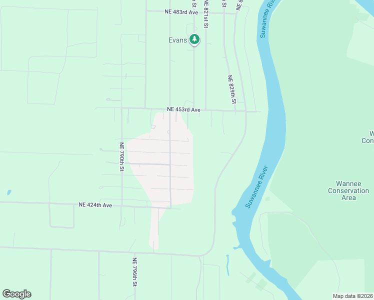 map of restaurants, bars, coffee shops, grocery stores, and more near 466 Northeast 441 Avenue in Old Town