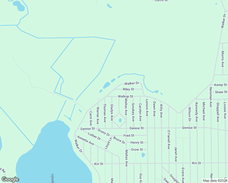 map of restaurants, bars, coffee shops, grocery stores, and more near 129 Riley Street in Interlachen