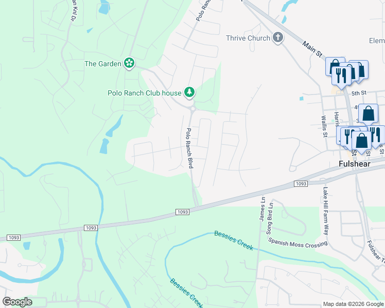 map of restaurants, bars, coffee shops, grocery stores, and more near 31307 Brown Fern Drive in Fulshear