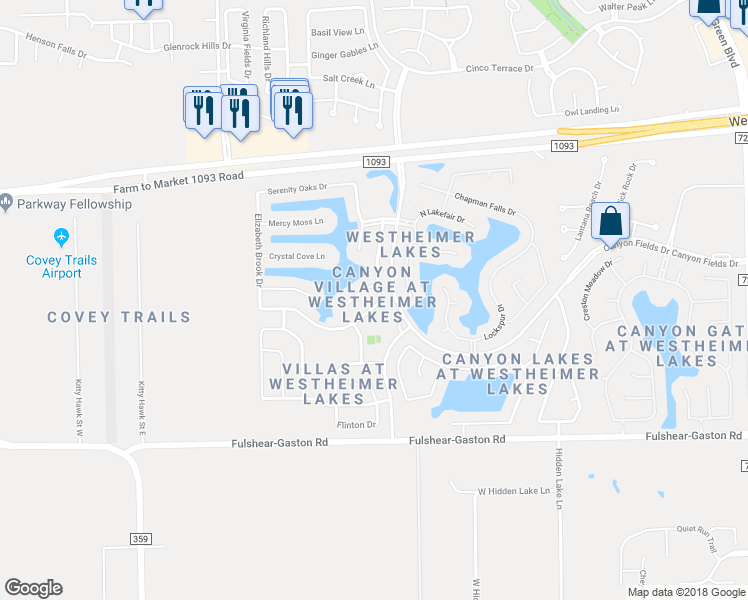 map of restaurants, bars, coffee shops, grocery stores, and more near 11235 Overland Trail Drive in Richmond