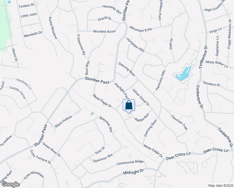 map of restaurants, bars, coffee shops, grocery stores, and more near 410 Sunrise Hill in San Antonio