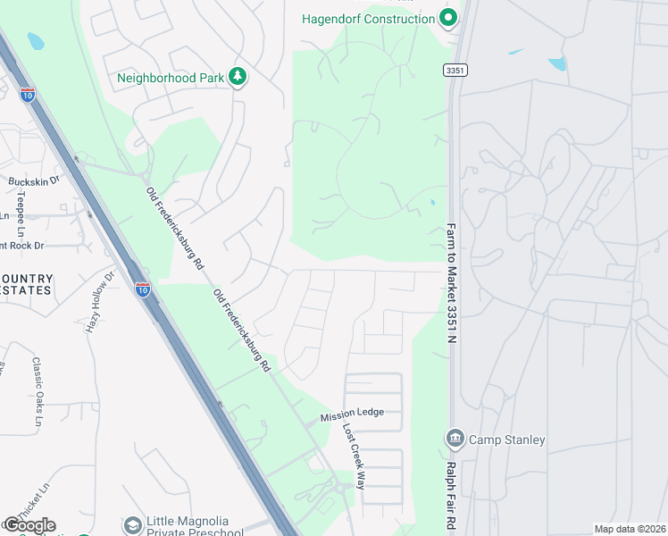 map of restaurants, bars, coffee shops, grocery stores, and more near 7755 San Mirienda in Boerne