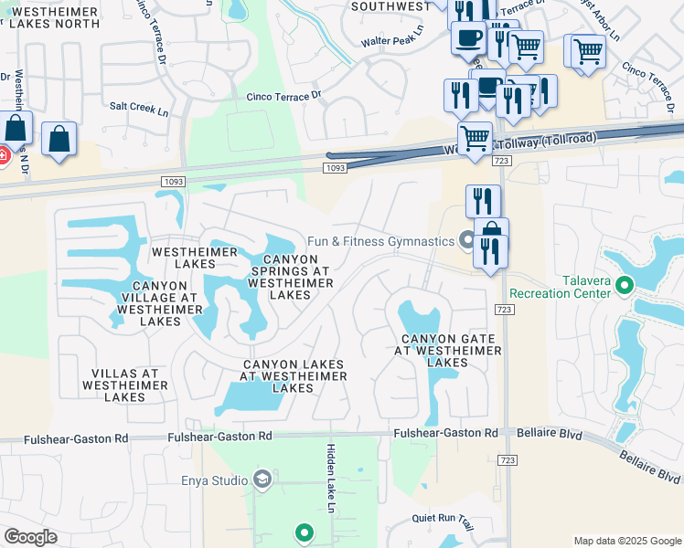 map of restaurants, bars, coffee shops, grocery stores, and more near 11310 Lantana Reach Drive in Richmond
