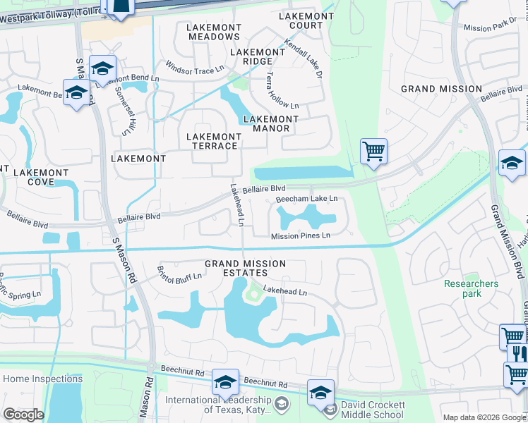 map of restaurants, bars, coffee shops, grocery stores, and more near 7414 Shady Lake Grove in Richmond