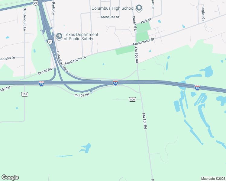 map of restaurants, bars, coffee shops, grocery stores, and more near 4006 Interstate 10 in Columbus