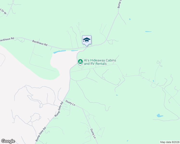 map of restaurants, bars, coffee shops, grocery stores, and more near 1931 Bump Gate Road in Pipe Creek