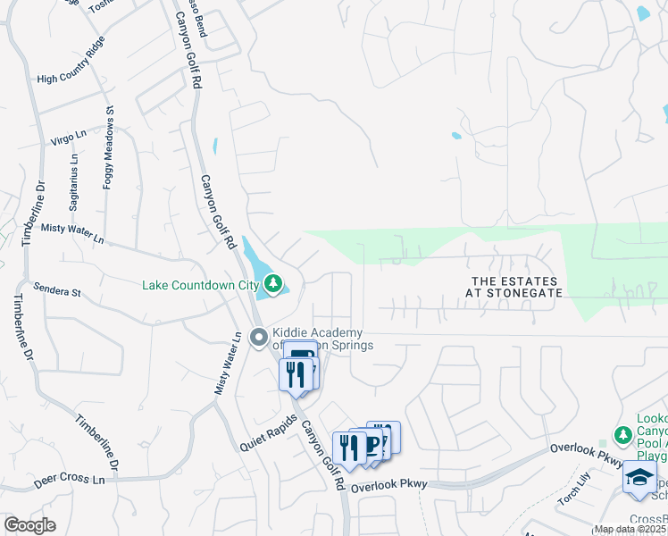 map of restaurants, bars, coffee shops, grocery stores, and more near 1103 Alpine Pond in San Antonio