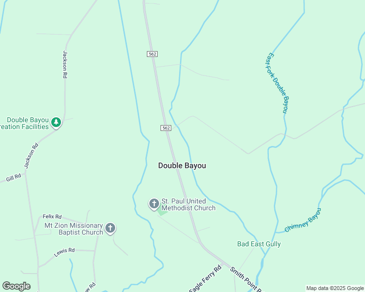 map of restaurants, bars, coffee shops, grocery stores, and more near 6502 Farm to Market 562 in Anahuac