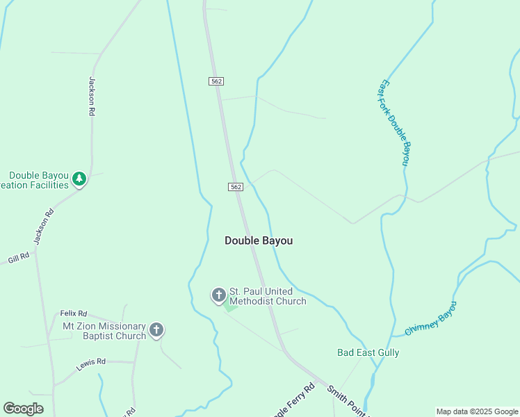 map of restaurants, bars, coffee shops, grocery stores, and more near 6502 Farm to Market 562 in Anahuac