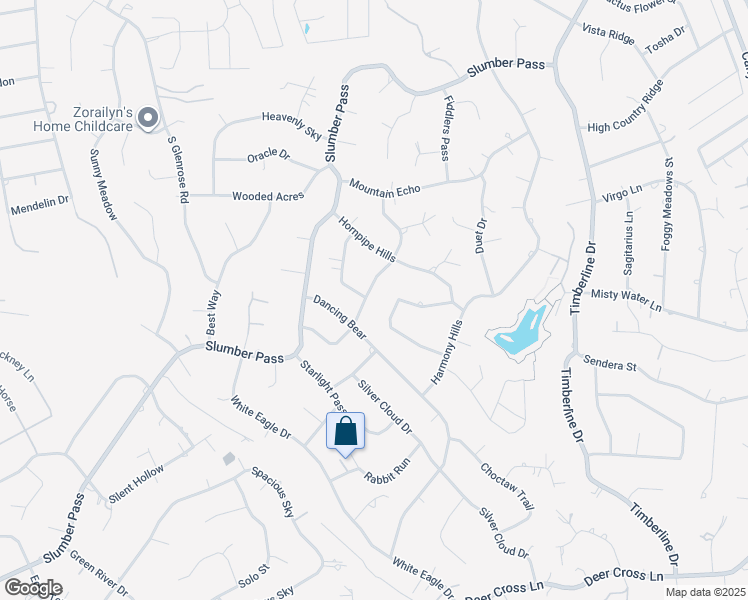 map of restaurants, bars, coffee shops, grocery stores, and more near 26707 Adonis Drive in San Antonio