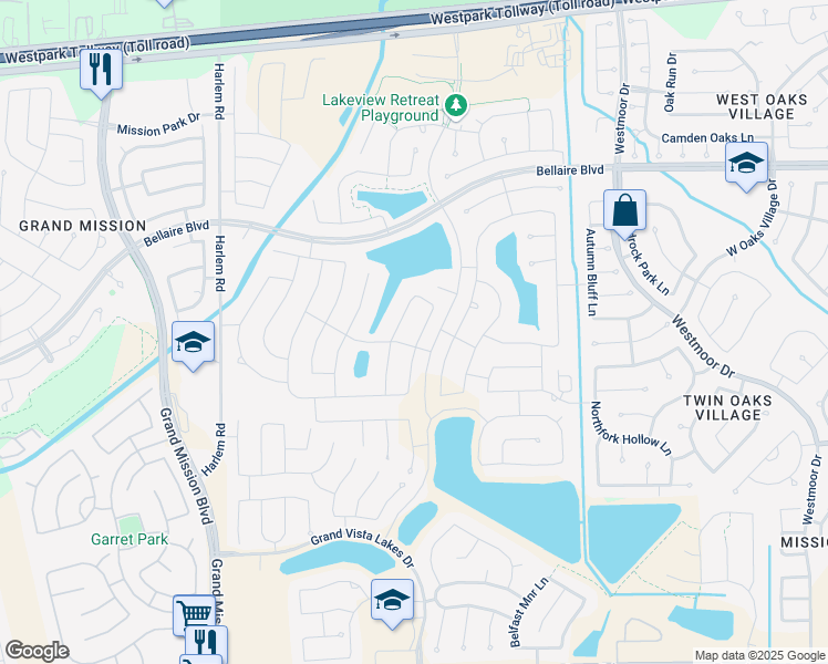 map of restaurants, bars, coffee shops, grocery stores, and more near 7488 Keystone Blossom Trl in Richmond