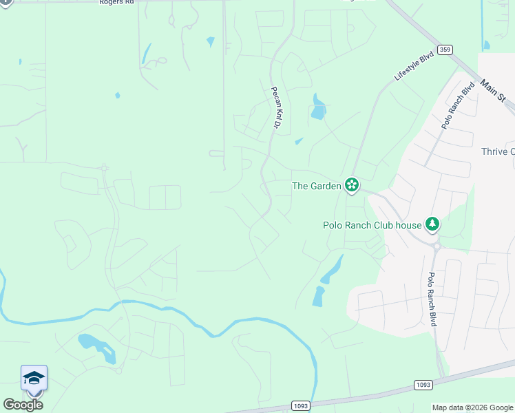 map of restaurants, bars, coffee shops, grocery stores, and more near 31811 Rogers Road in Fulshear