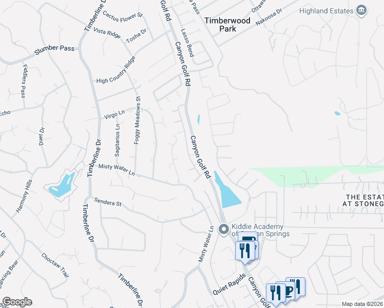 map of restaurants, bars, coffee shops, grocery stores, and more near 26834 Villa Toscana in San Antonio