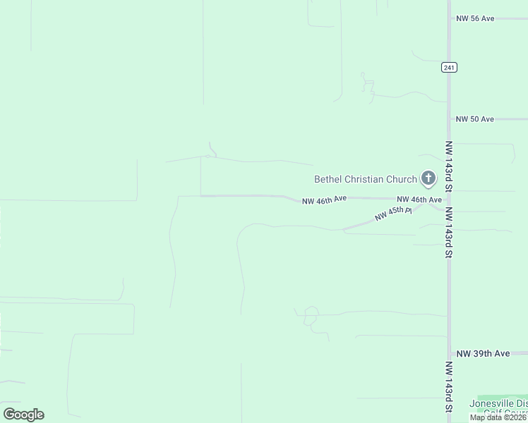 map of restaurants, bars, coffee shops, grocery stores, and more near 15416 Northwest 45th Place in Newberry