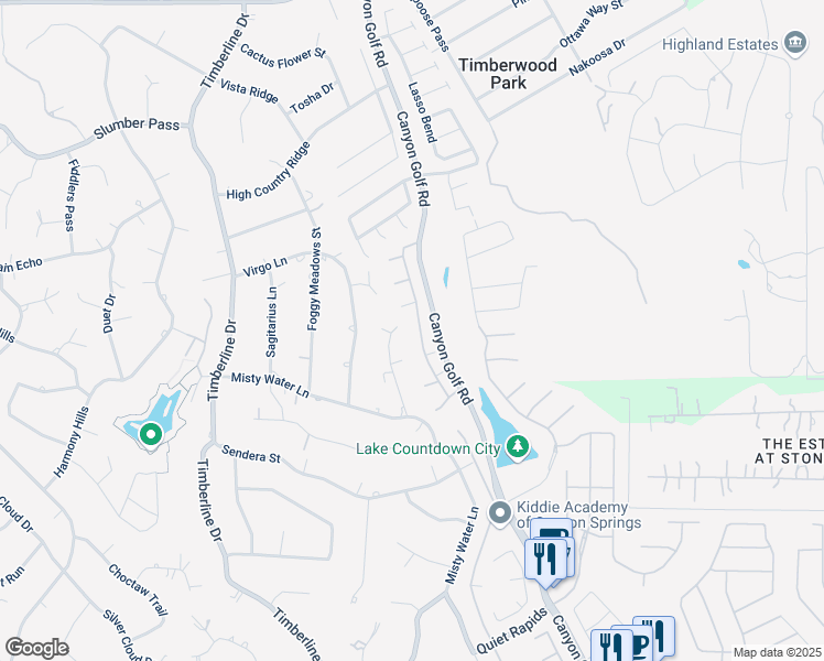 map of restaurants, bars, coffee shops, grocery stores, and more near 26708 Snuggle Valley in San Antonio