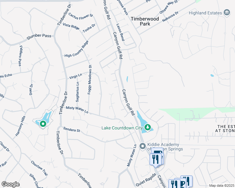 map of restaurants, bars, coffee shops, grocery stores, and more near 26708 Snuggle Valley in San Antonio