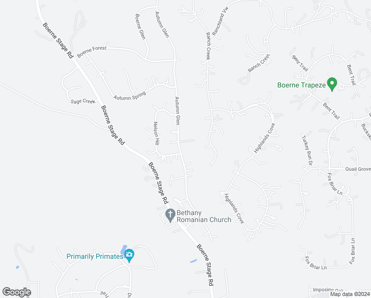 map of restaurants, bars, coffee shops, grocery stores, and more near 26716 Autumn Glen in Boerne