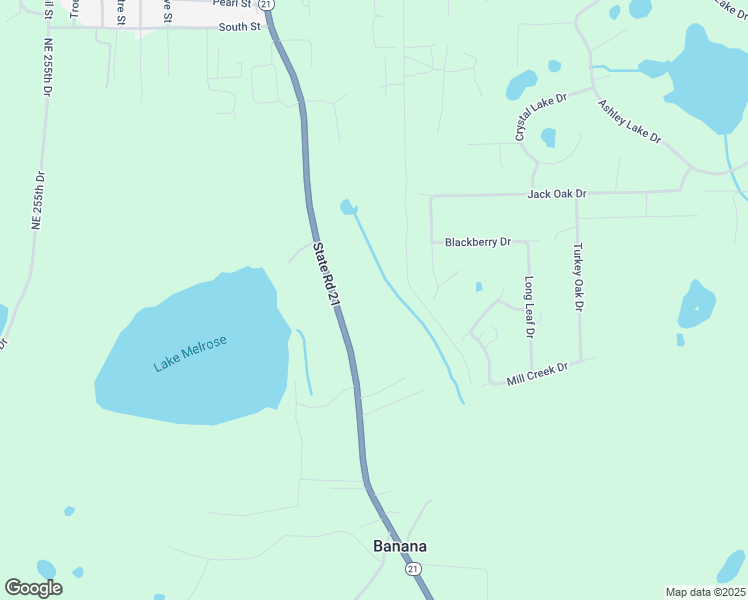 map of restaurants, bars, coffee shops, grocery stores, and more near 750 North State Road 21 in Melrose