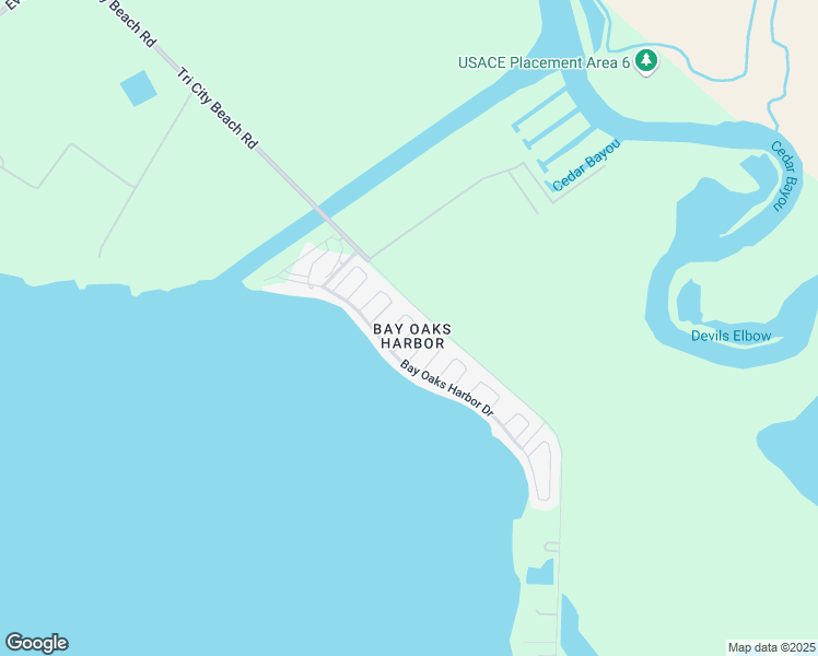 map of restaurants, bars, coffee shops, grocery stores, and more near 139 Egret Canal North in Baytown