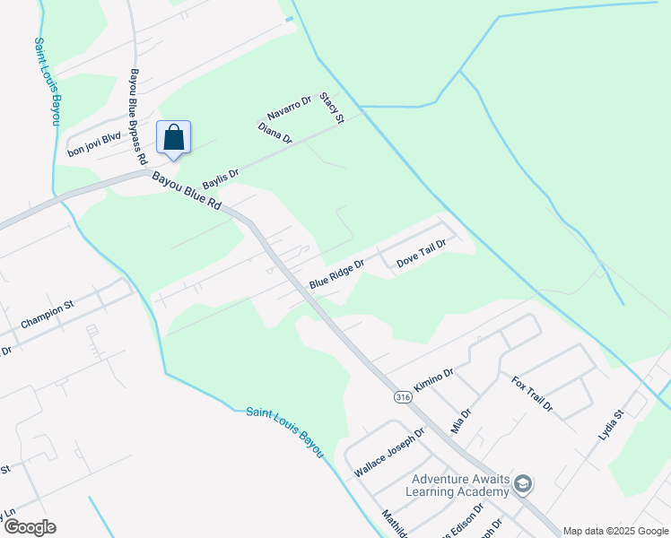 map of restaurants, bars, coffee shops, grocery stores, and more near 145 Blue Ridge Drive in Gray