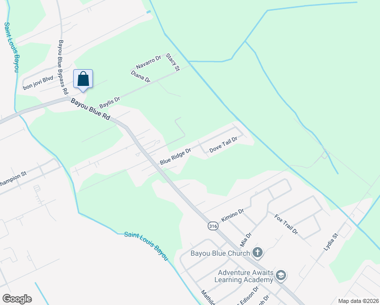 map of restaurants, bars, coffee shops, grocery stores, and more near 101-155 Blue Ridge Dr in Gray