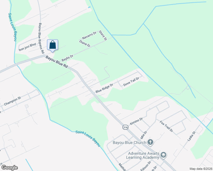 map of restaurants, bars, coffee shops, grocery stores, and more near 155 Blue Ridge Drive in Gray