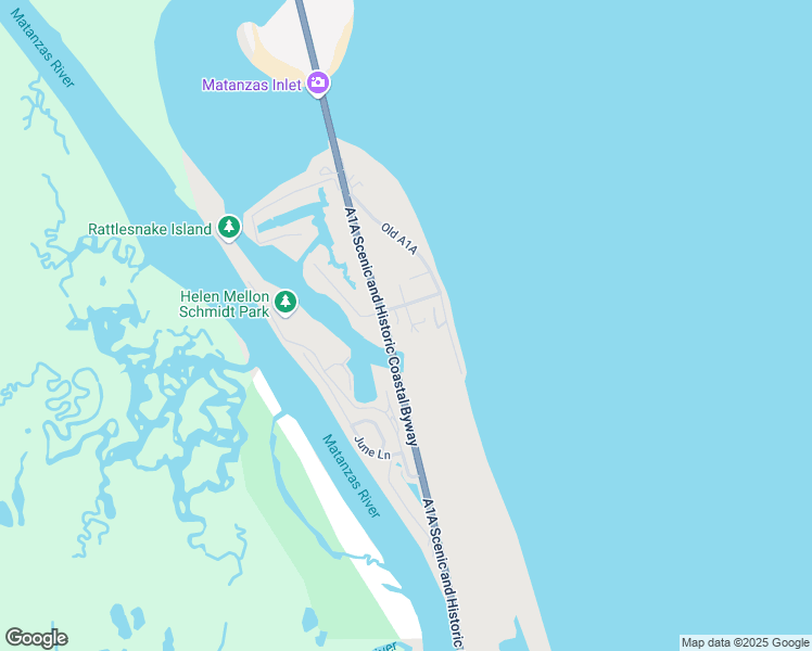 map of restaurants, bars, coffee shops, grocery stores, and more near 9137 Mellon Court in St. Augustine