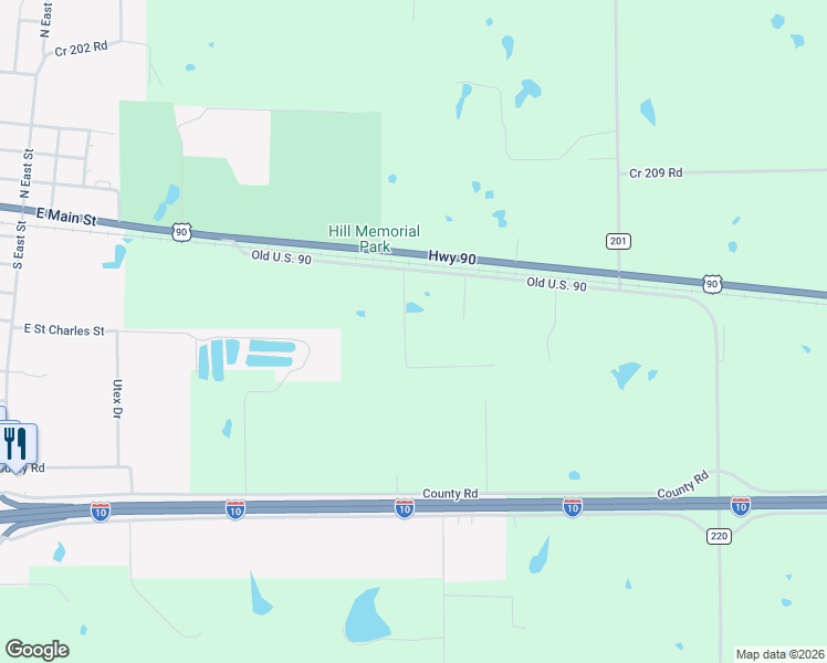 map of restaurants, bars, coffee shops, grocery stores, and more near 1025 Sandhill in Weimar