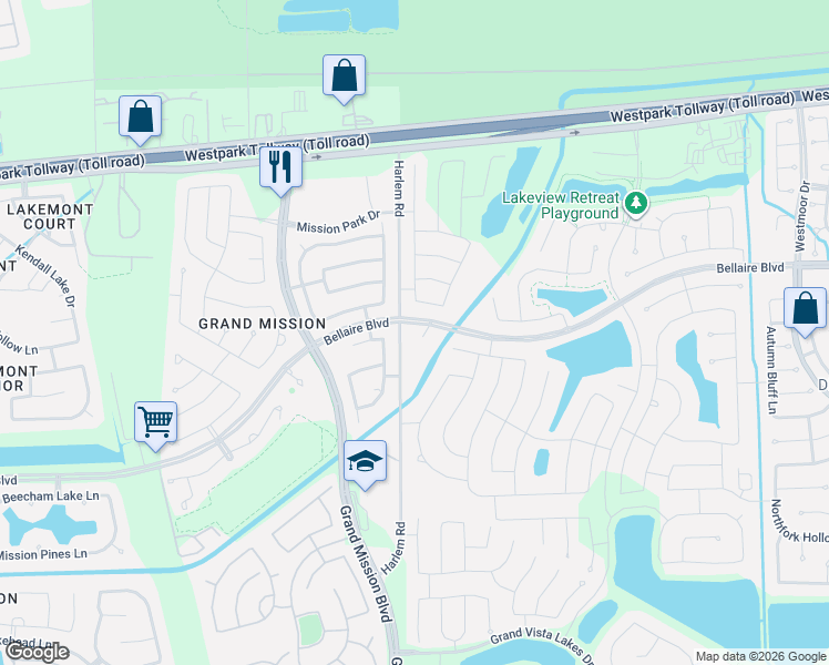 map of restaurants, bars, coffee shops, grocery stores, and more near 7307 Rustic Chase Drive in Richmond