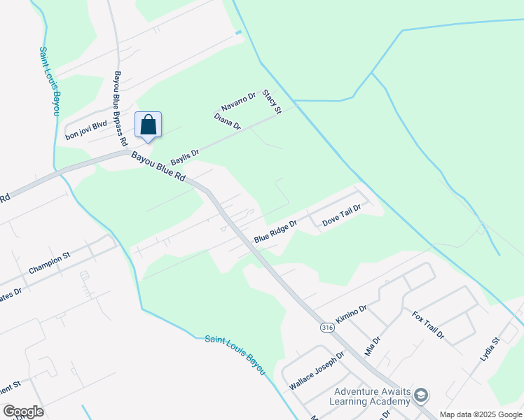 map of restaurants, bars, coffee shops, grocery stores, and more near 145 Blue Ridge Drive in Gray