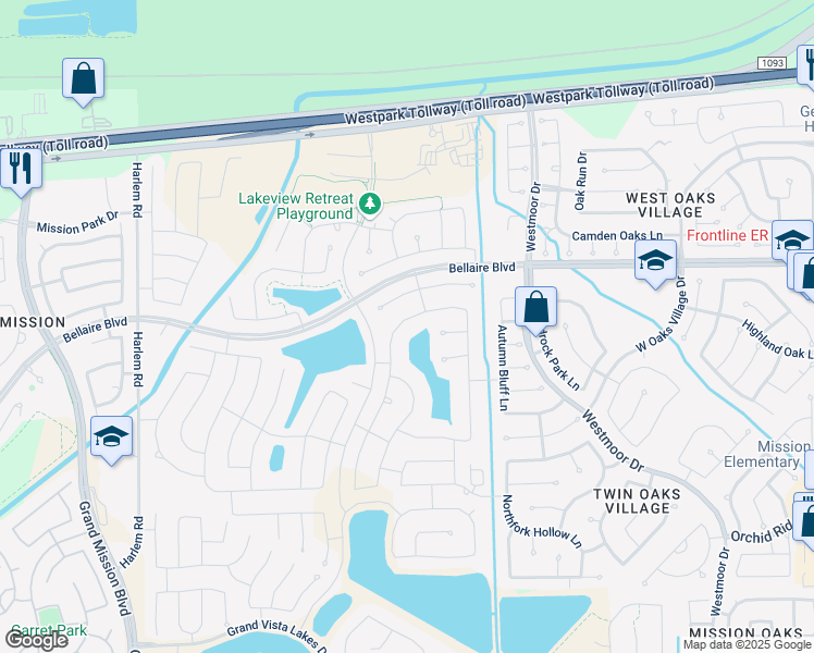 map of restaurants, bars, coffee shops, grocery stores, and more near 18415 Pelham Hollow Trail in Richmond