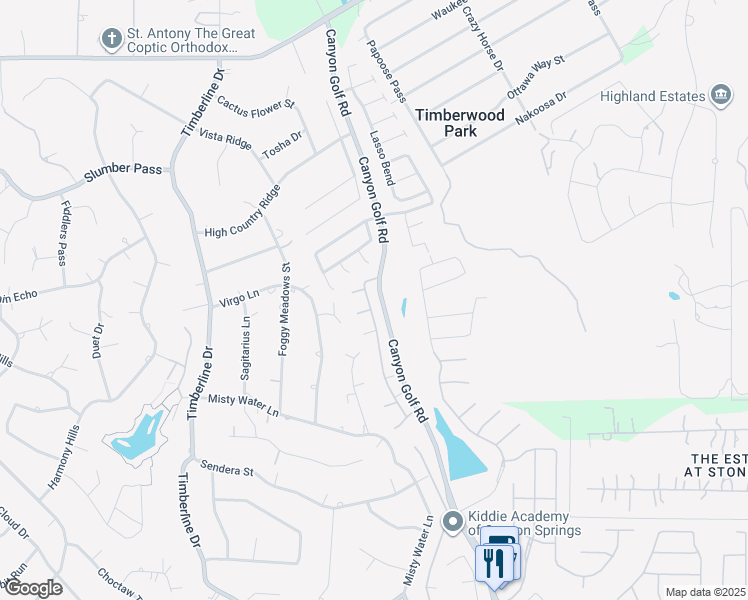 map of restaurants, bars, coffee shops, grocery stores, and more near 27114 Villa Toscana in San Antonio