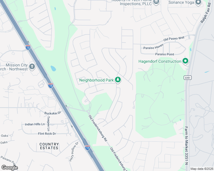 map of restaurants, bars, coffee shops, grocery stores, and more near 26907 Lavender Arbor in Boerne