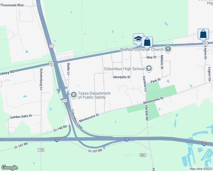 map of restaurants, bars, coffee shops, grocery stores, and more near 209 Oak Cluster Drive in Columbus