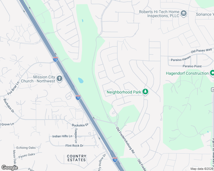 map of restaurants, bars, coffee shops, grocery stores, and more near 8314 Hydrangea Path in Boerne
