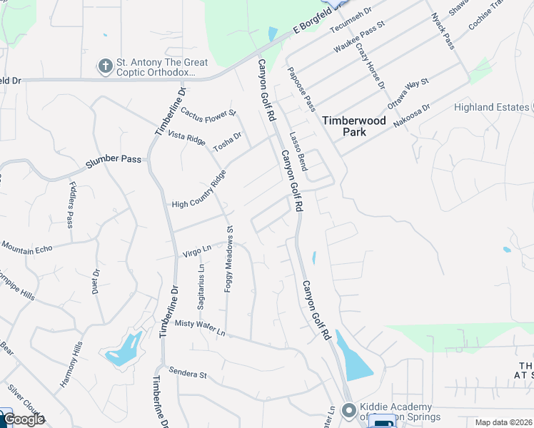 map of restaurants, bars, coffee shops, grocery stores, and more near 723 Silverado Way in San Antonio